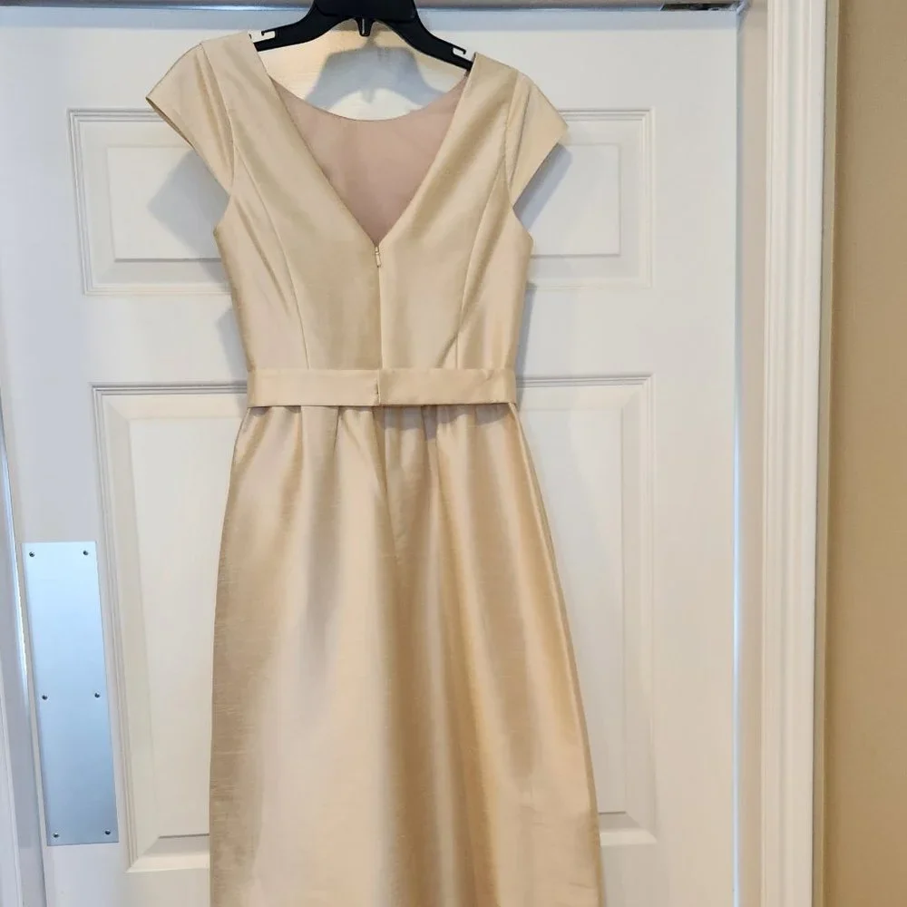Alfred Sung Dress Champagne color_Like New - Picture 6 of 10